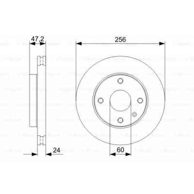Тормозной диск Bosch 0 986 479 328 Винница