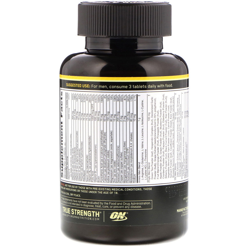 Комплекс для мужчин, Opti-Men, Optimum Nutrition, 90 таб Киев - изображение 4