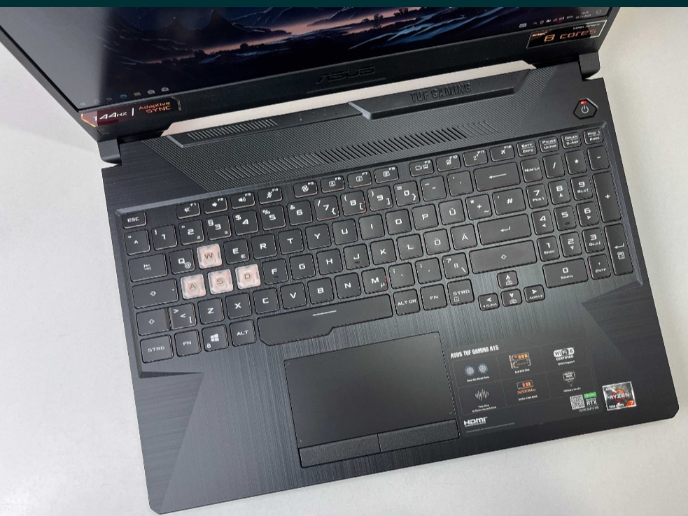 Ноутбук; ASUS TUF A15 Ryzen 7 5800H, RTX 3070 8Gb, 144Hz 16Gb, SSD 512Gb. Київ - фото 2