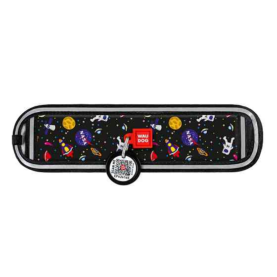 Эргономичная накладка на ошейник WAUDOG Nylon с QR-паспортом, рисунок 