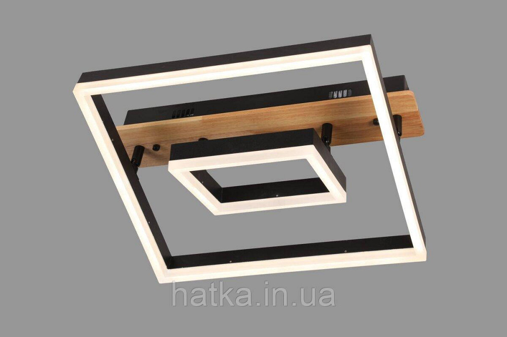 Люстра стельова світлодіодна VALESO 77081-2S, чорний Київ - фото 1