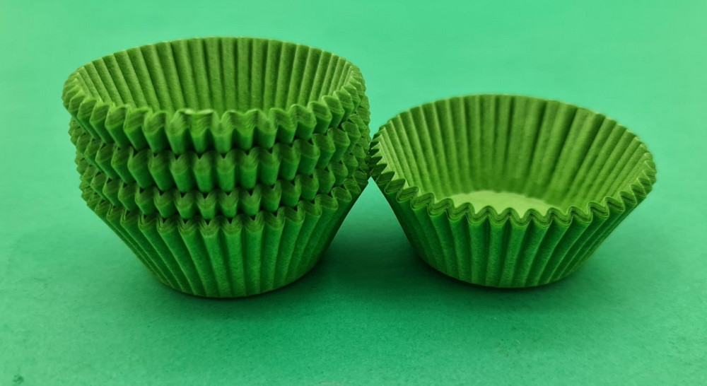 Тартолетка для чізкейк "Кругла зелена"D45 H26 (100шт)/6а/ (1 уп.) Харків - фото 1