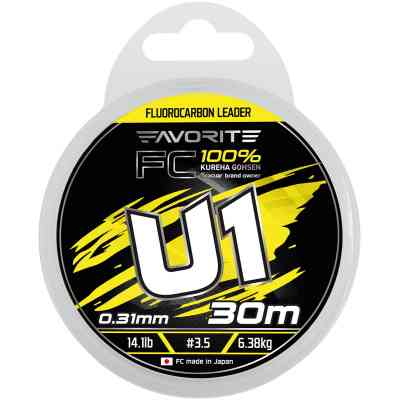 Флюорокарбон Favorite U1 FC 30m 3.5/0.31mm 14.1lb/6.38kg (1693.12.15) Винница