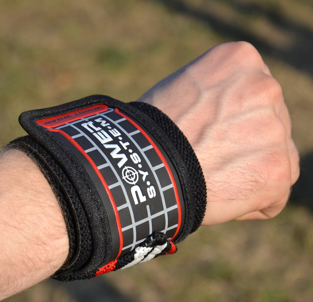 Бинти для зап'ясть (кистьові бинти) Power System PS-3500 Wrist Wraps Red/Black  (пара) Каменское - изображение 5