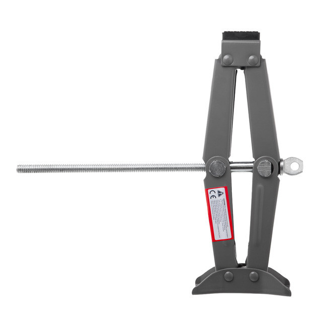 Домкрат INTERTOOL GT0180, механічний ромбоподібний 1т., гумовий упор., 92-340 мм, міцний металевий домкрат Львів - фото 3
