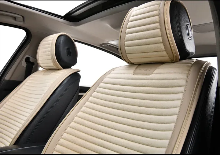 Комплект універсальних накидок на сидіння Winso Pro CARRERA, бежевий (beige) Ковель - фото 2