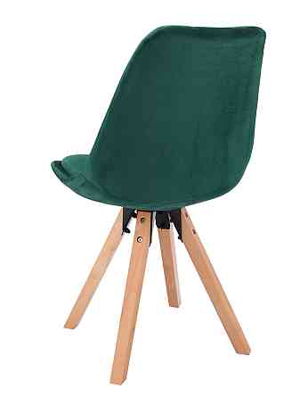 Стілець Saida Jumi у скандинавському стилі з дерев'яними ніжками зелений Київ