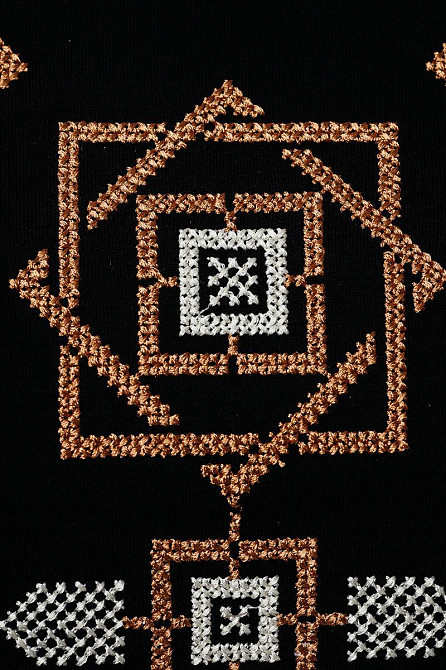 Вишиванка жіноча, чорна Київ - фото 3