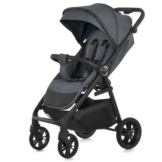 Коляска дитяча ME 1181 DAHLIA Volcanic Gray (1шт) прогулянкова, до 22 кг, PU колеса 17,5 / 25,4 см, регул.ручка, чохол, сірий Чернігів