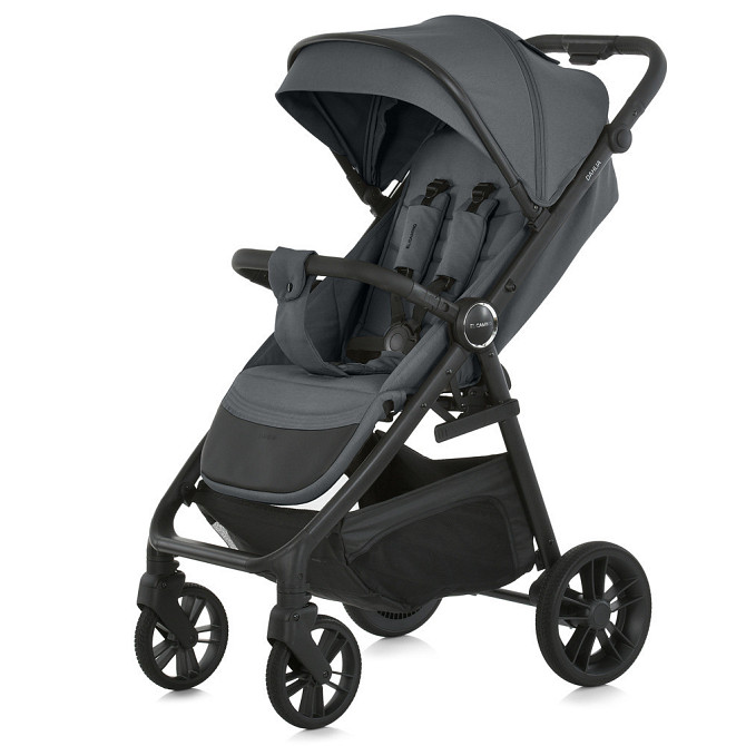Коляска дитяча ME 1181 DAHLIA Volcanic Gray (1шт) прогулянкова, до 22 кг, PU колеса 17,5 / 25,4 см, регул.ручка, чохол, сірий Чернігів - фото 1