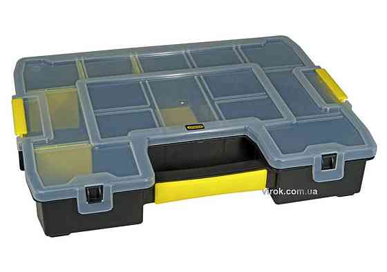 Органайзер STANLEY пластмасовий "Sort Master Junior" з переставними перегородками 37,5х6,7х29,2 см Одеса