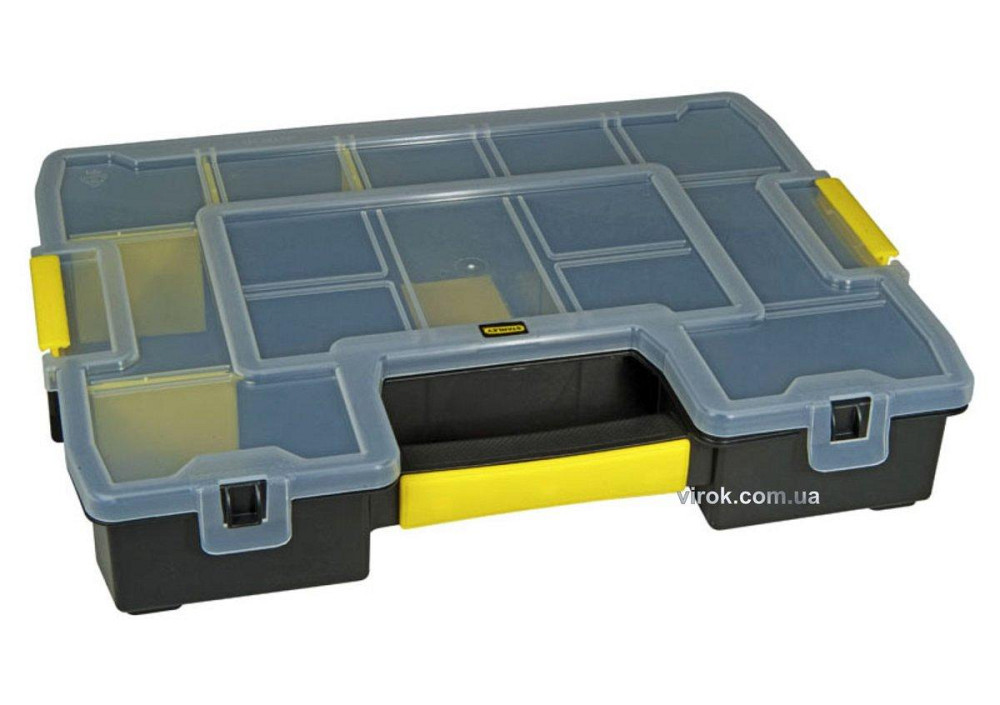 Органайзер STANLEY пластмасовий "Sort Master Junior" з переставними перегородками 37,5х6,7х29,2 см Одеса - фото 1