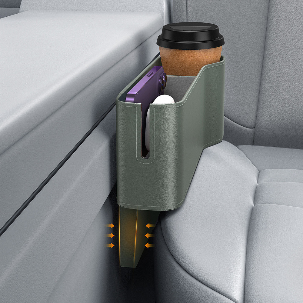 Автомобільний органайзер Baseus OrganizeFun Series Car Console Storage Organizer Frosted Gray Київ - фото 10