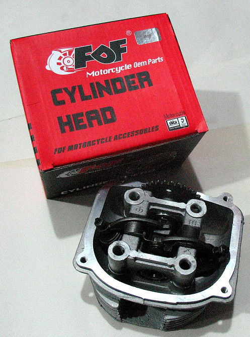 Головка циліндра скутер 4 т 125 (у зборі, без кришки) (TWR) Мукачево - фото 1