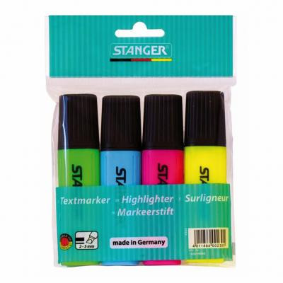 Набор маркеров Stanger набор из 4-х текстовых 1-5 мм (180009000) Винница - изображение 1
