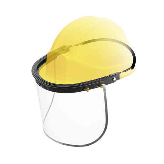 Экран защитный для лица, PVC, крепление на каску INTERTOOL SP-0034 Киев