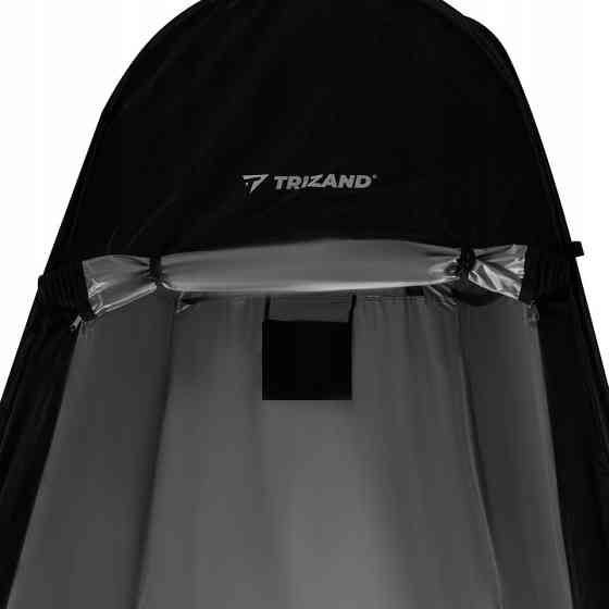 Туристичний намет для купання, переодягання, туалету з чохлом Trizand (23492) Black Нововолинськ