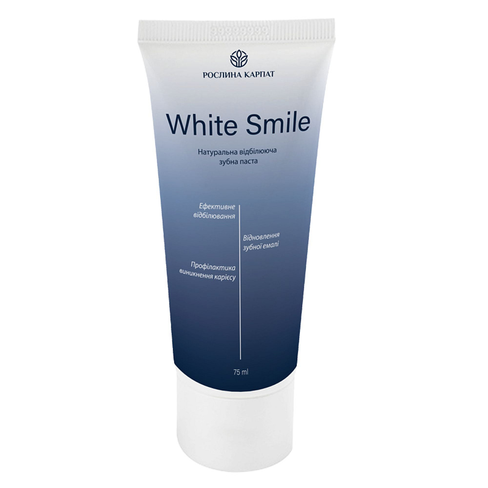 Зубная гель-паста White Smile Рослина Карпат 75 мл Киев - изображение 3