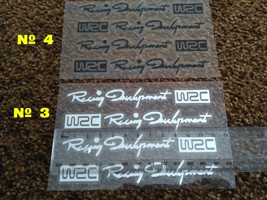 Наклейки на ручки Wrc Біла номер 3, диски, двір Київ - фото 6