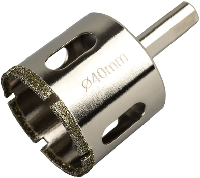 Сверло трубчатое с алмазным напылением для стекла и плитки 40 мм. Харьков