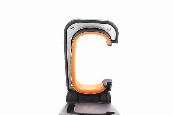 Кріплення велосипеда за колесо до стіни складане, пластмасово-металеве, чорно-помаранчеве HS-009В (без дюбелів) Київ