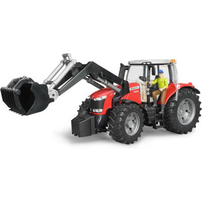 Спецтехника Bruder Massey Ferguson 7624 с передним погрузчиком 1:16 (03047) Винница - изображение 11