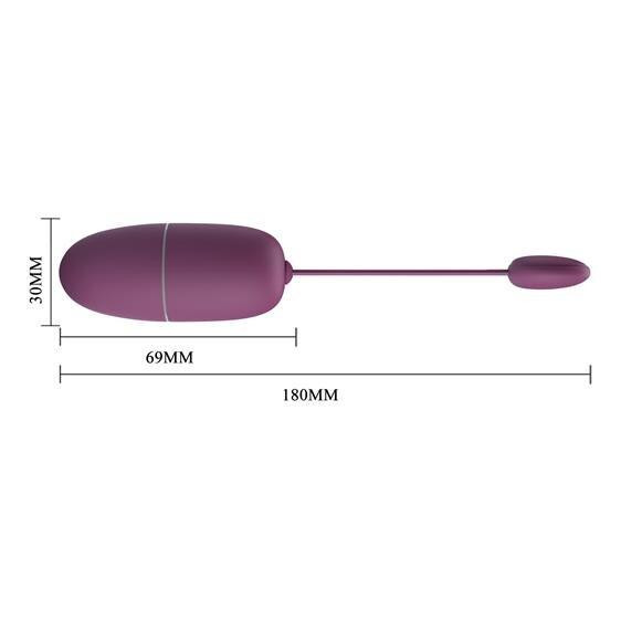 Виброяйцо - Pretty Love Nymph Vibrating Egg Dark Purple (App) Sex Aura Киев - изображение 3