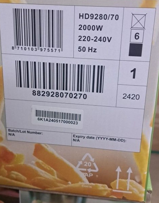 Мультипіч Аерогриль мультиварка PHILIPS HD9280/70 Essential Connected. Київ - фото 4