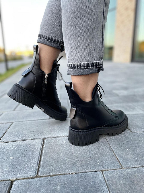 Rosta Черевики жіночі ROSTA 3065 чорні (зима, шкіра натуральна) (4808) 37р.38р.41р. 37 Коломыя - изображение 4