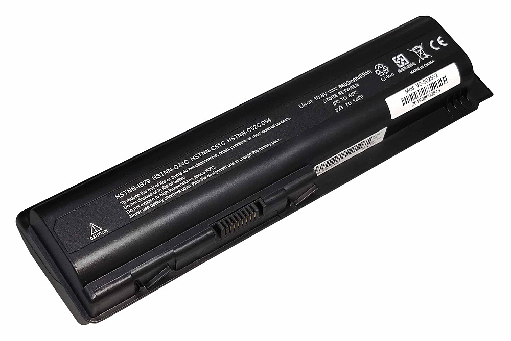 Аккумулятор для ноутбука Усил. HP Compaq HSTNN-IB79 DV6 10.8V Black 8800mAh OEM Вінниця - фото 1
