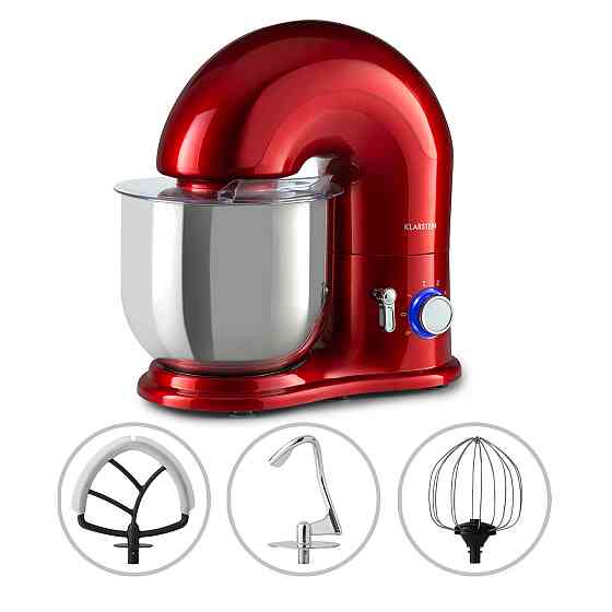 Кухонний комбайн Delfino 1800 Вт 6 швидкостей 7 літрів Червоний (Німеччина, читати опис) Рівне