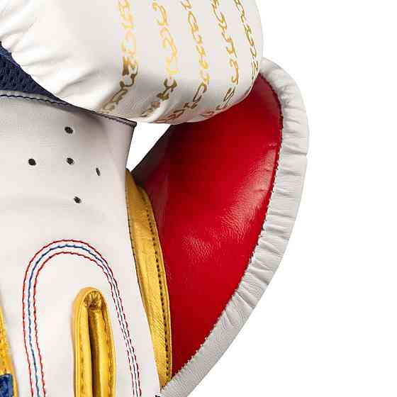 Боксерські рукавиці Phantom Muay Thai Gold Limited Edition 14 унцій (бинти в подарунок) Каменское