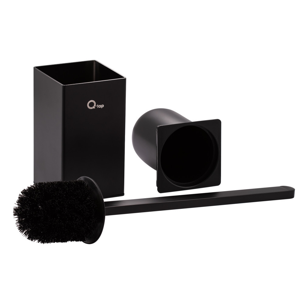 Йоржик підлоговий Qtap Liberty QTLIBBLM11572 Black Київ - фото 3