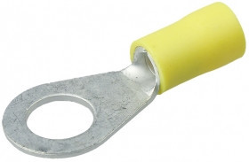 Кабельный наконечник кольцевой (тип О) 4 - 6кв.мм. О 5,3мм жёлтый Полтава - изображение 1