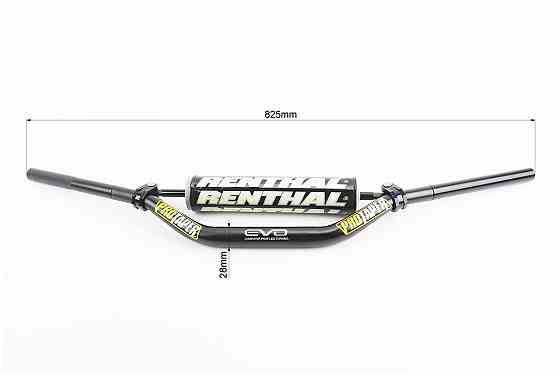 Кермо d28мм L810мм з буфером, чорний Киев