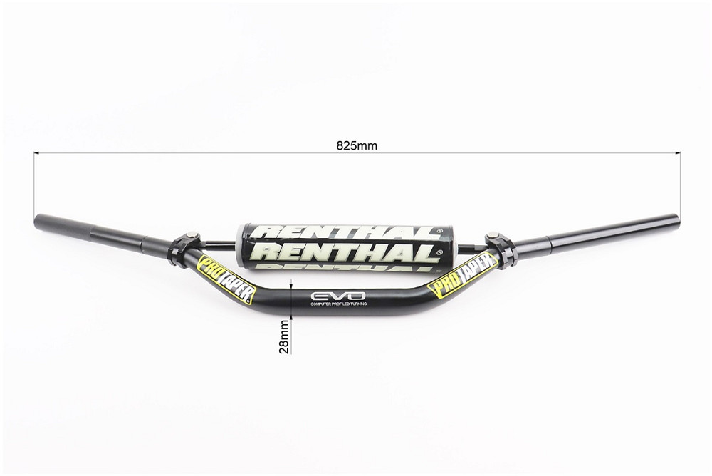 Кермо d28мм L810мм з буфером, чорний Київ - фото 2