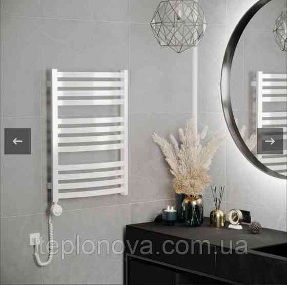 Электрический Полотенцесушитель Белый Плоский 710х500 Terma Dorota Черновцы