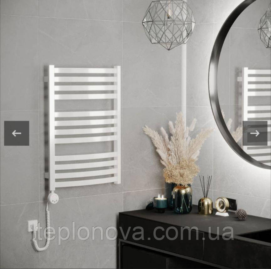 Електрична Рушникосушка Плоска Біла 710х500 Terma Dorota Чернівці - фото 4