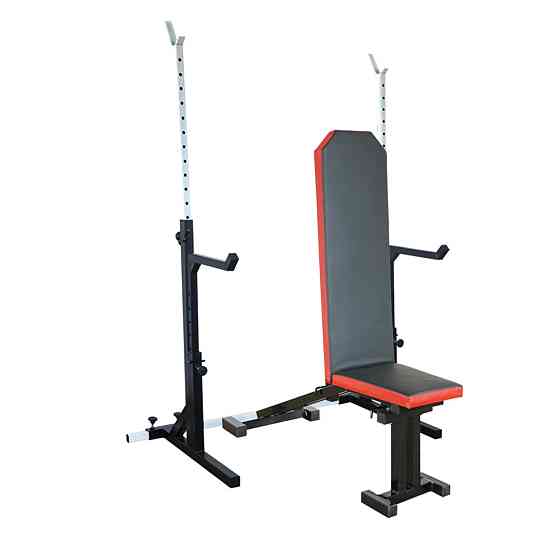 Скамья с отрицательным углом 40 40 мм + Стойки со страховкой 40 на 40 мм Киев