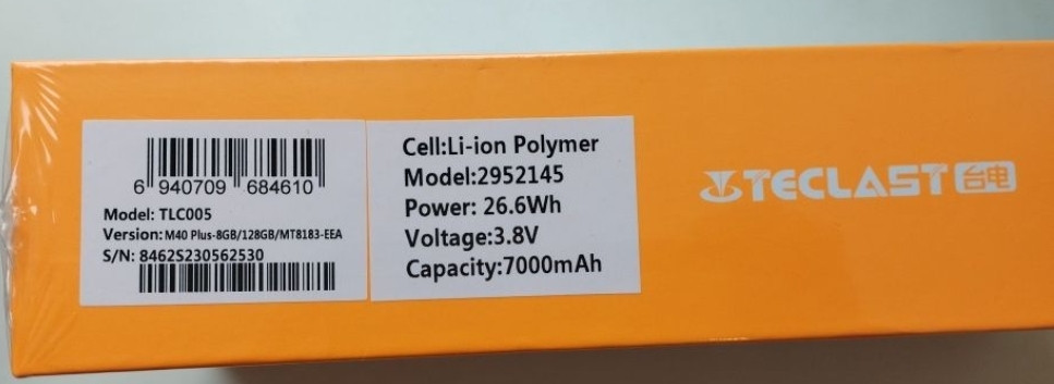 Планшет: Teclact M40 Plus 8/128Gb. Харьков - изображение 3