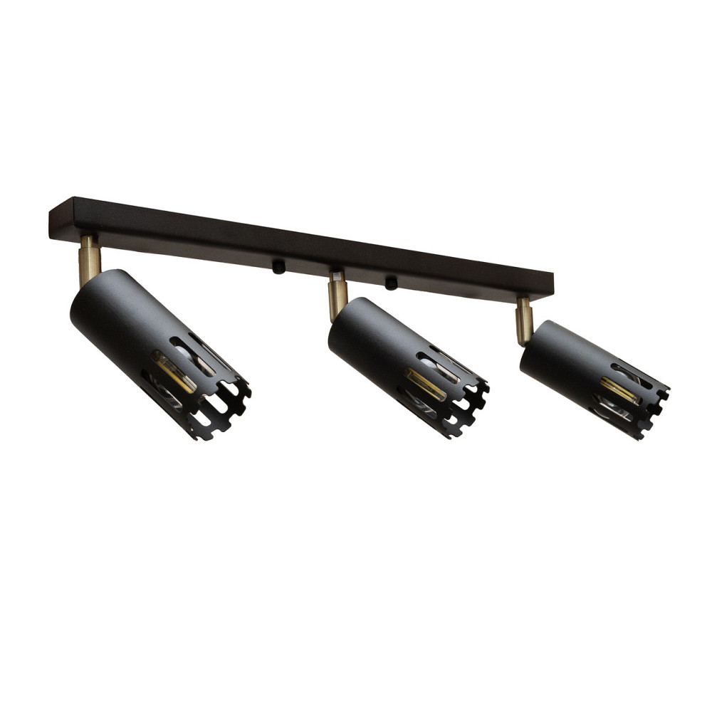 Светильник потолочный MSK Electric Teramo спот поворотный на три плафона NL 18050-3 BK Одесса - изображение 2