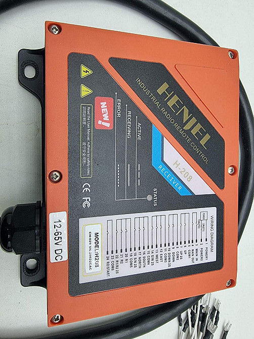 Безпровідний пульт дистанційного керування Henjel H208 низької або високої напруги для крана Луцьк - фото 5