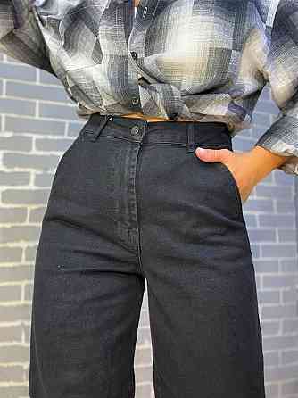 Джинси жіночі Its Basic 3419 Skater jeans косі кишені стрейчеві скейтери банани, чорний, 40, 40, 88  Одеса