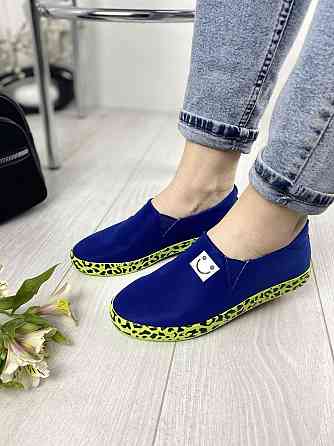 Bona Сліпони жіночі Bona MB-501 сині (літо, тканина) (1355) 36-39 Коломыя