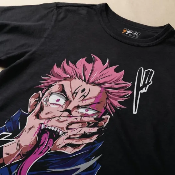 Футболка чоловіча з  принтом Магическая битва Сукуна Розмір 48 Anime01Розмір 48 Дніпро