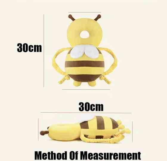 Подушка для защиты головы младенца Пчелка подушка противоударная мультяшная желтый Киев