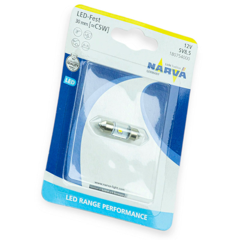 Автолампа світлодіодна AC лазер. 12-10 WHITE 0, 6W 30мм 6000K Narva Мукачево - фото 1