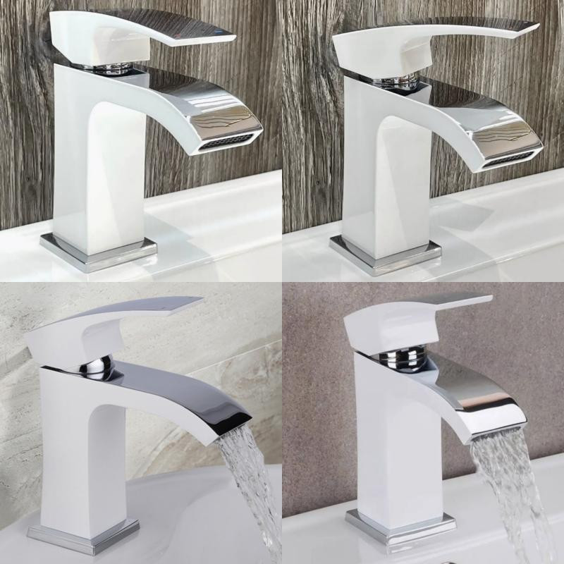 Смеситель для раковины Qtap Swan Cascada QTSWA270CRW45568 (k35), однорычажный, низкий, Chrome/White Харьков - изображение 7