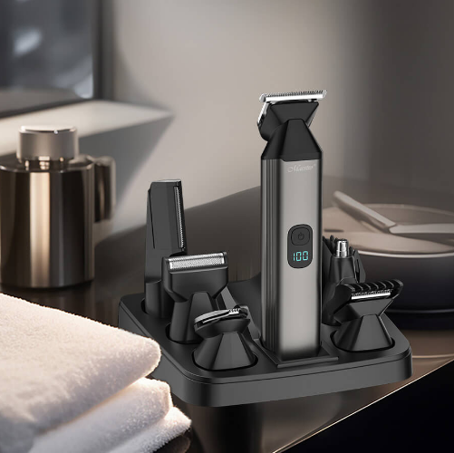 Набір для стрижки акумуляторний 3,7W 800mAh 6в1 MR-661 Maestro Житомир - фото 3