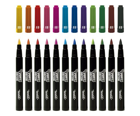 Набір фломастерів по тканині Jovi 12 кольорів (1410) Киев - изображение 4